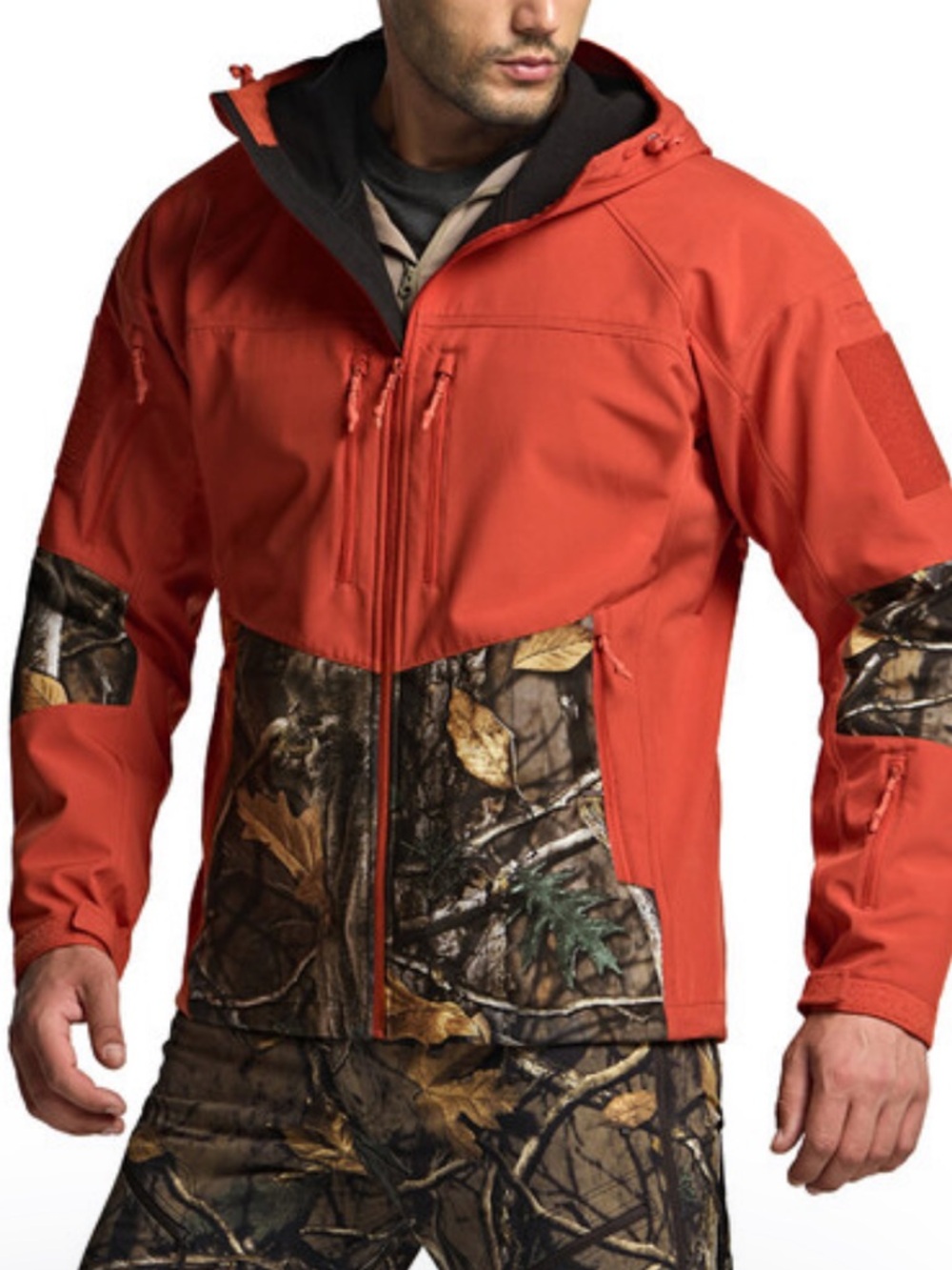 Camo Hooded Outdoor Hunting Jacket